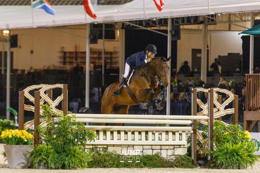 John French Secures First 100,000 USHJA WCHR Peter Wetherill Palm Beach Hunter Spectacular